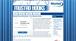 Desktop Screenshot of mustadhooks.net